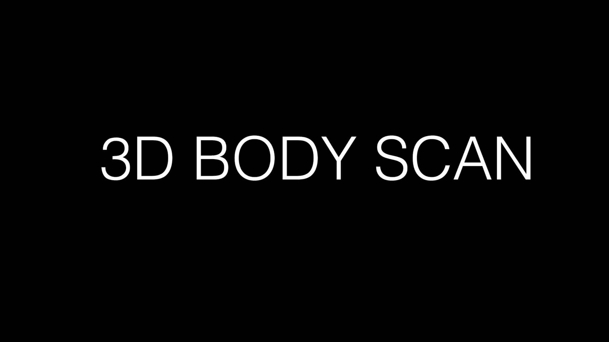 3d body scan